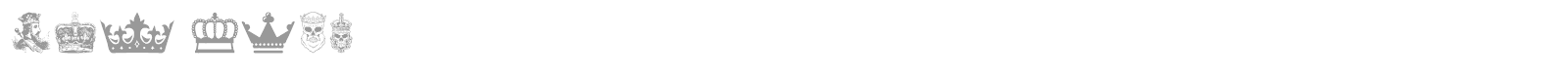 The King font preview